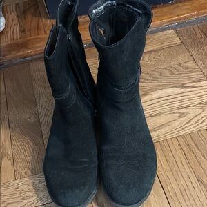 Black Suede Women's Boots